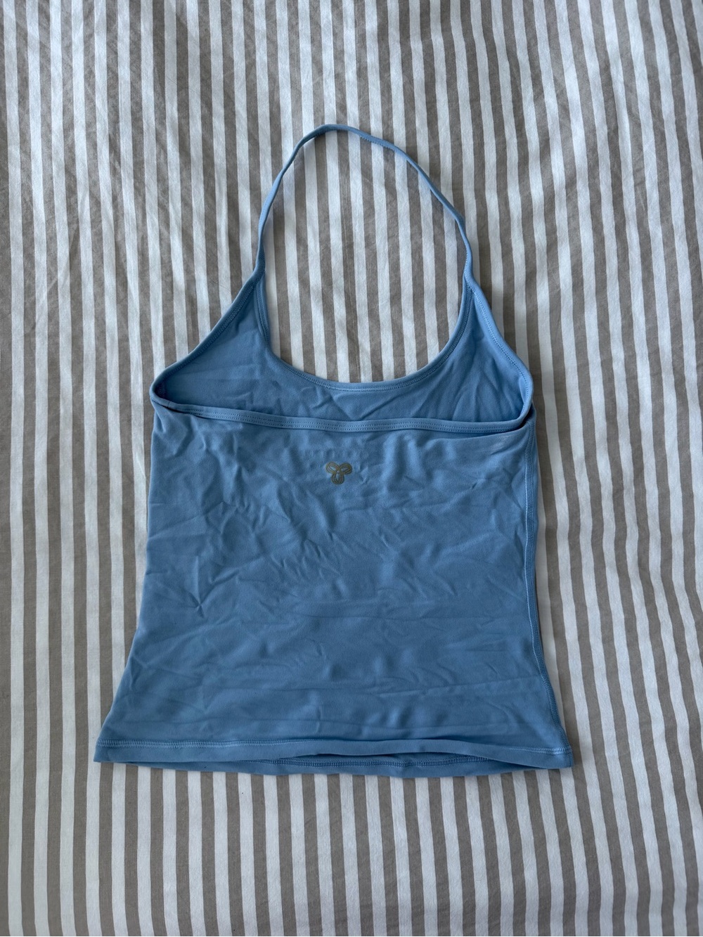 Aritzia Golden Blue Halter Top